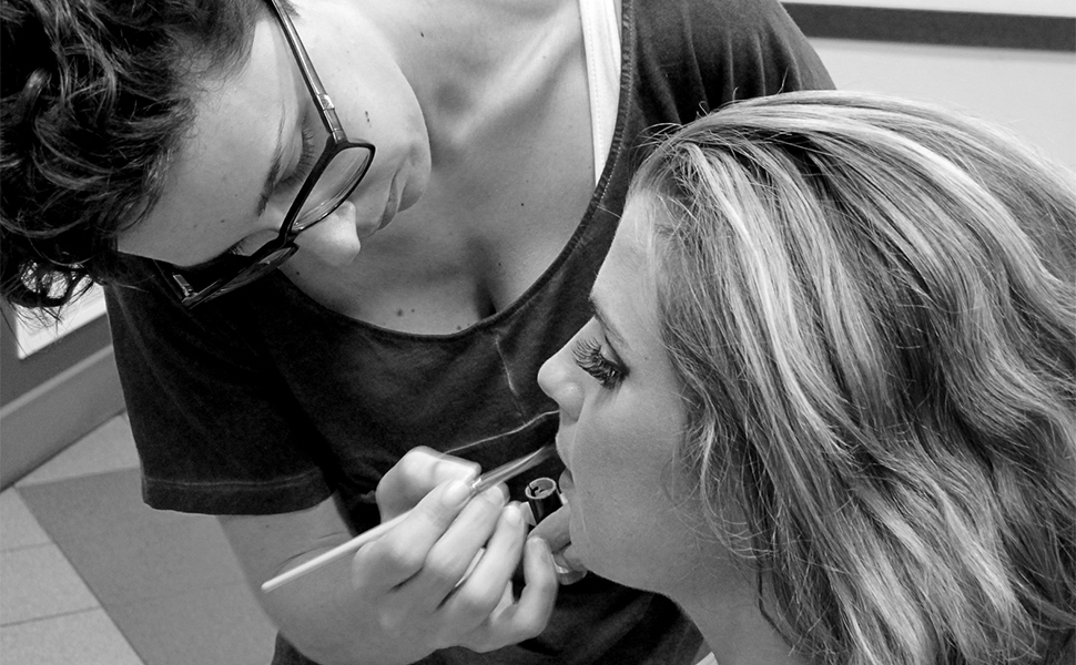 fashion backstage makeup artist hairstylist elena santini
